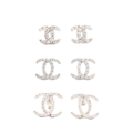 Silver Double Horseshoe Earrings