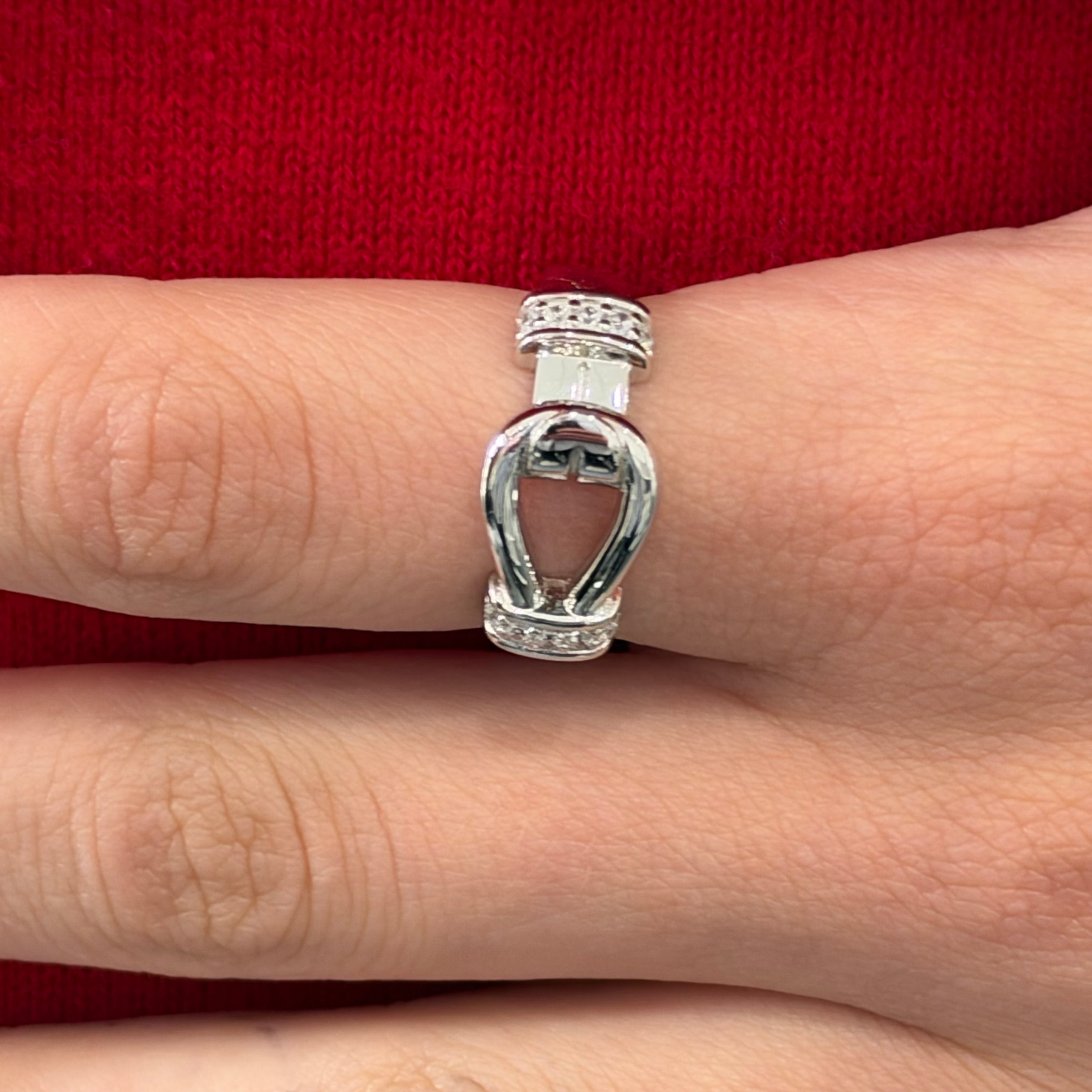 Silver Hook Ring