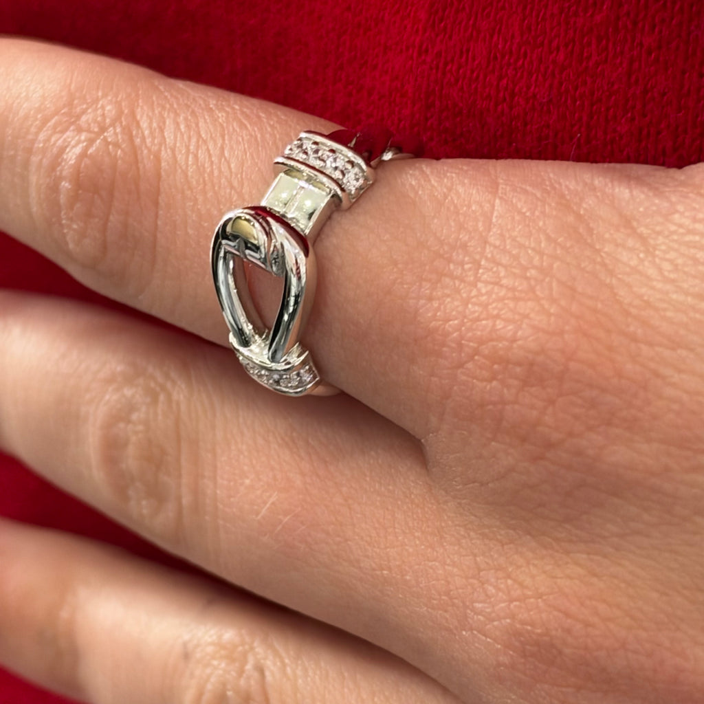 Silver Hook Ring