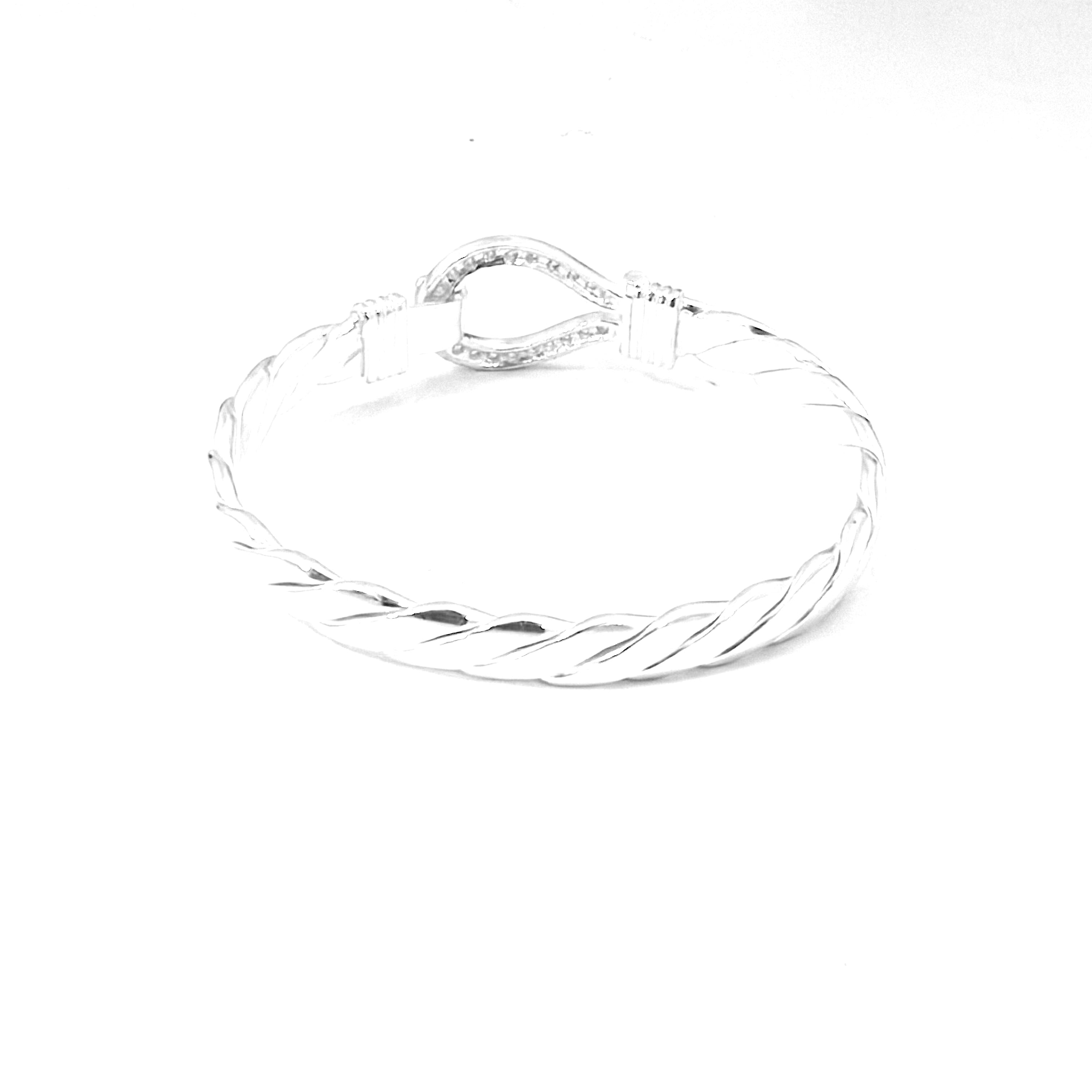 Silver Ladies And Gents 6mm Hook Bangles