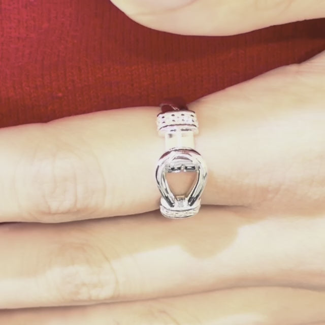 Silver Hook Ring